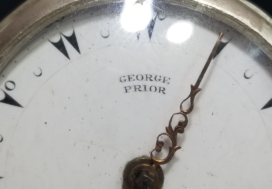 1800 BAŞLARI OSMANLICA YAZILI VE OSMANLI KADRANLI NADİR GEORGE PRIOR CEP SAATİ