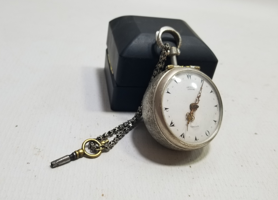 1800 BAŞLARI OSMANLICA YAZILI VE OSMANLI KADRANLI NADİR GEORGE PRIOR CEP SAATİ