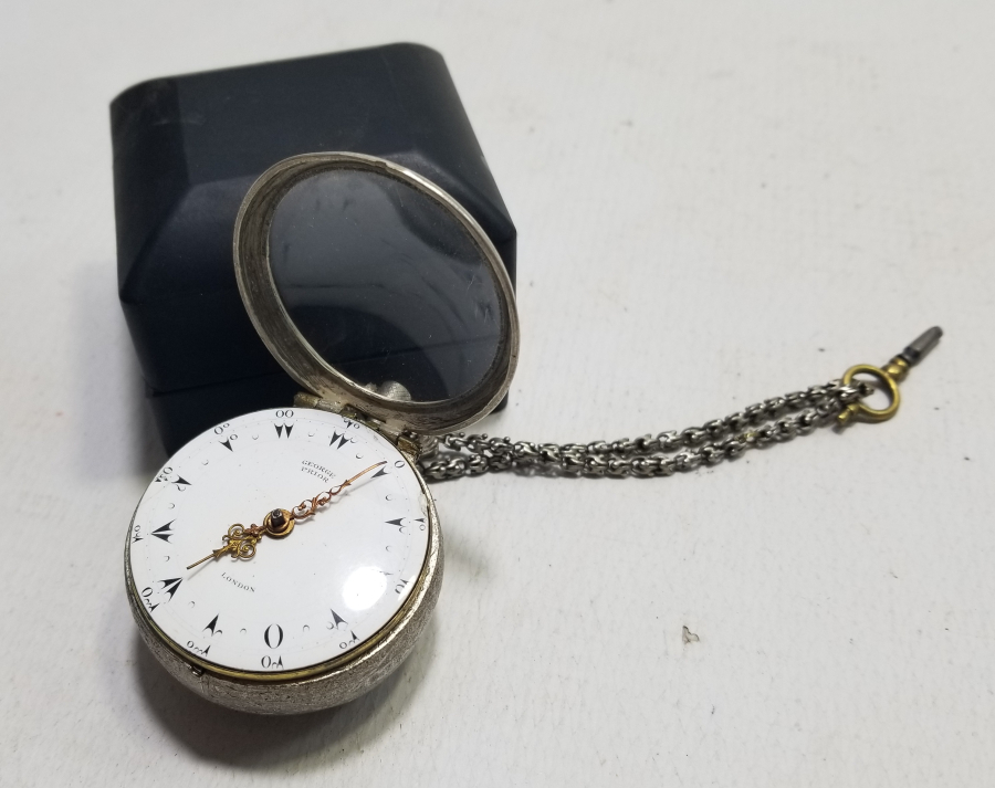 1800 BAŞLARI OSMANLICA YAZILI VE OSMANLI KADRANLI NADİR GEORGE PRIOR CEP SAATİ