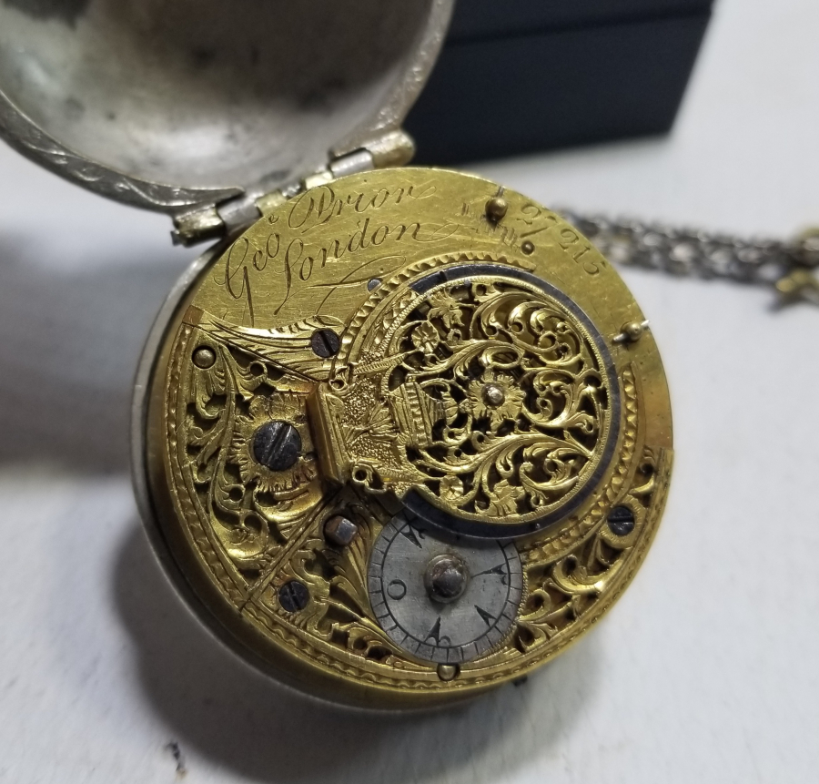 1800 BAŞLARI OSMANLICA YAZILI VE OSMANLI KADRANLI NADİR GEORGE PRIOR CEP SAATİ