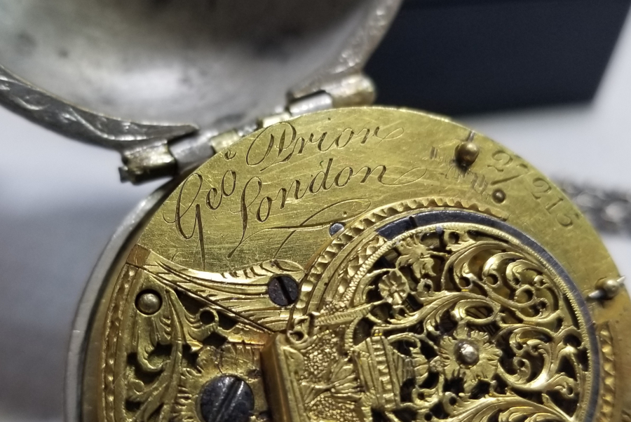 1800 BAŞLARI OSMANLICA YAZILI VE OSMANLI KADRANLI NADİR GEORGE PRIOR CEP SAATİ