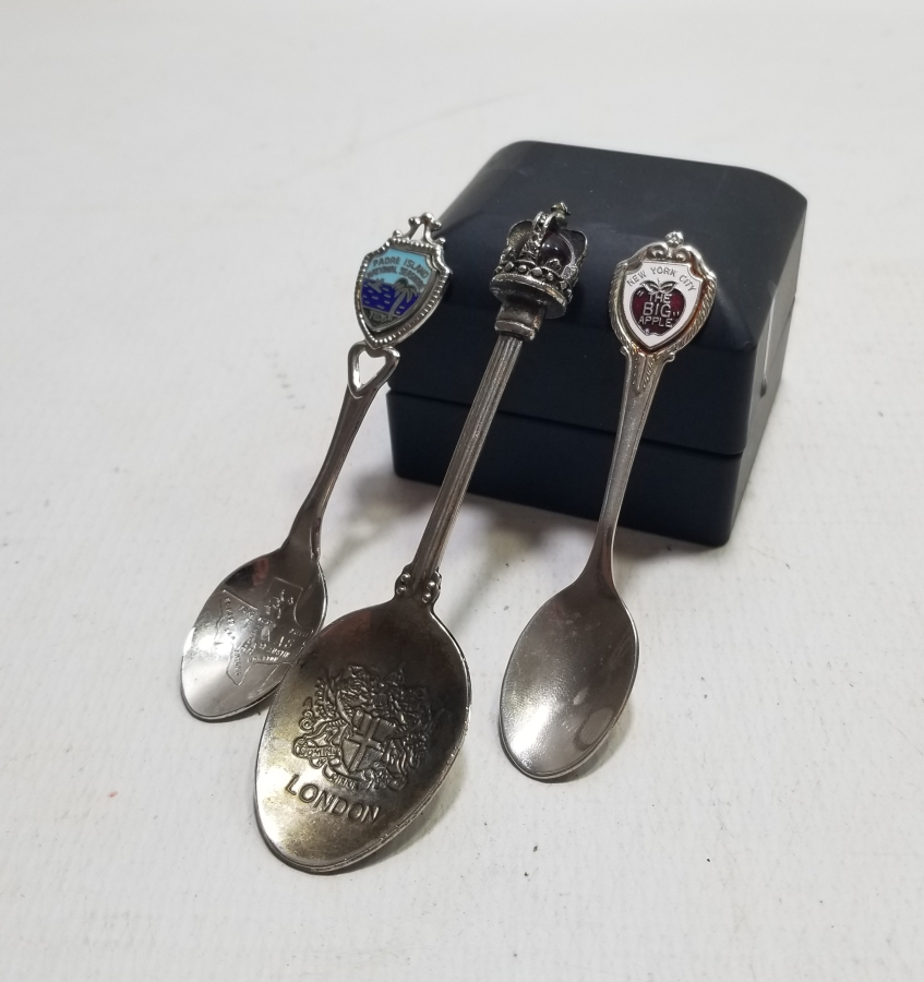 3 ADET GÜMÜŞ KAPLAMA AVRUPA MİNELİ KAŞIK