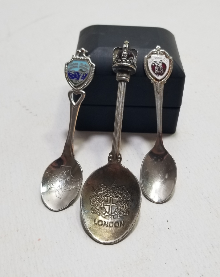 3 ADET GÜMÜŞ KAPLAMA AVRUPA MİNELİ KAŞIK