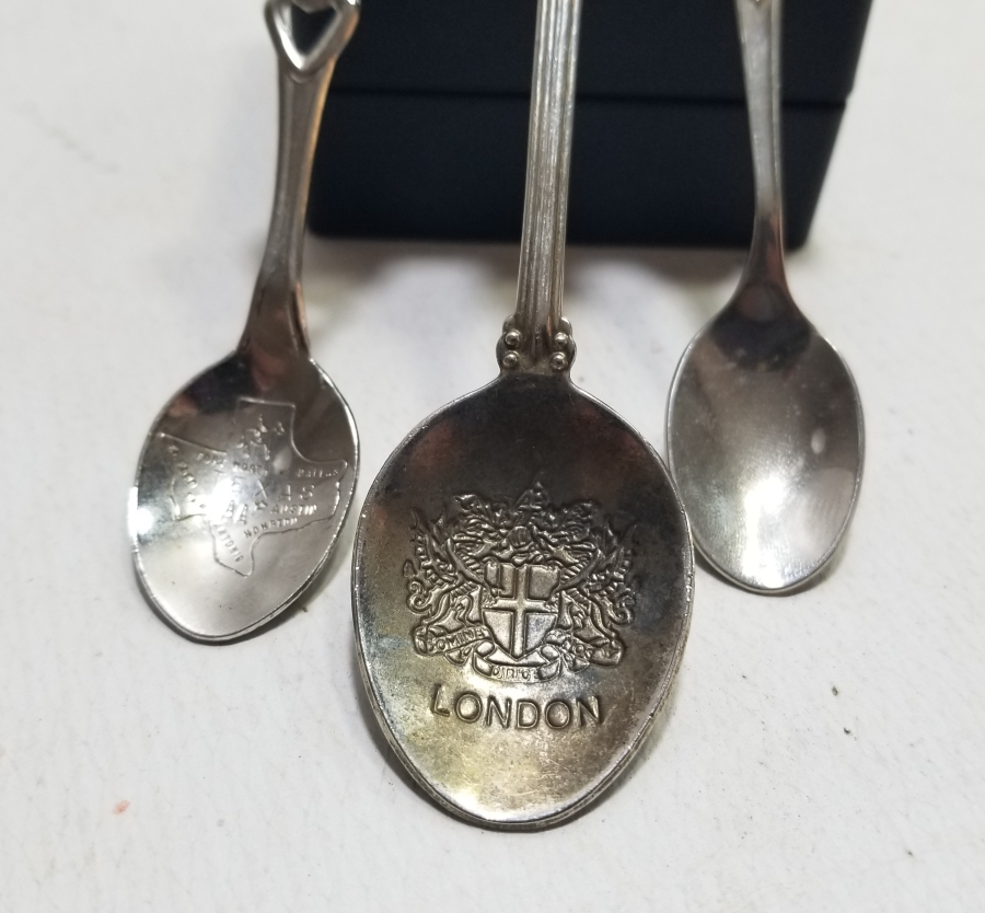 3 ADET GÜMÜŞ KAPLAMA AVRUPA MİNELİ KAŞIK