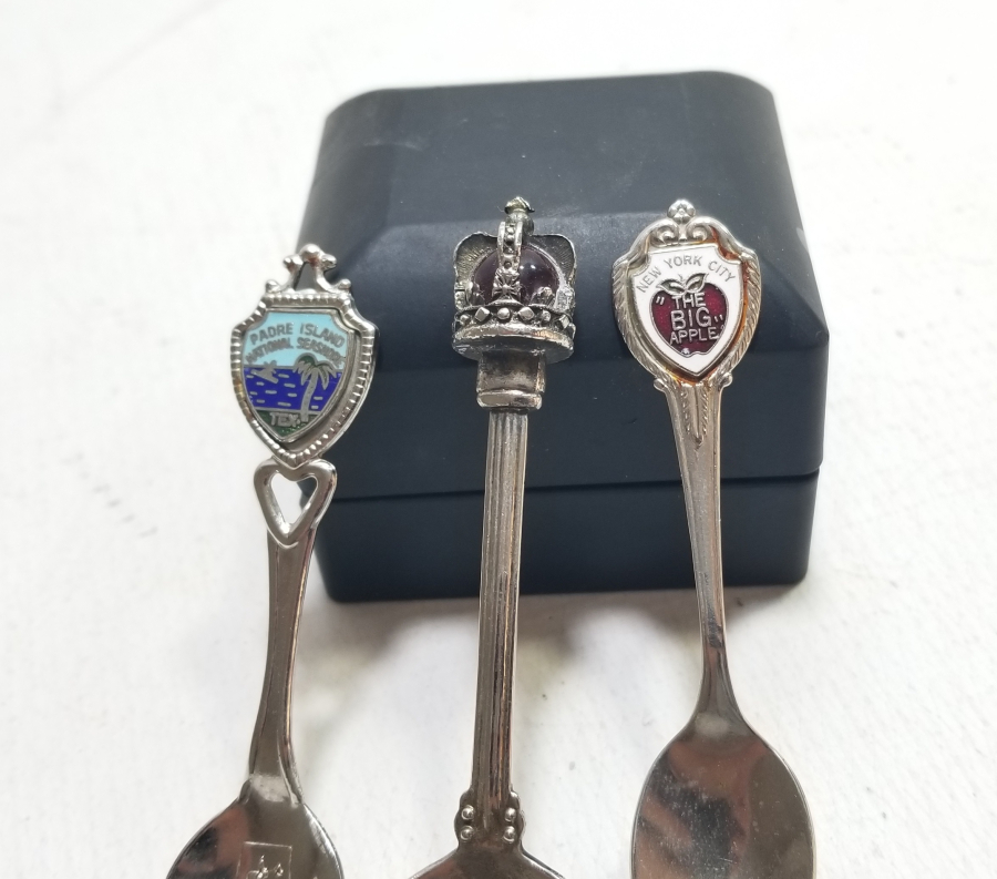 3 ADET GÜMÜŞ KAPLAMA AVRUPA MİNELİ KAŞIK