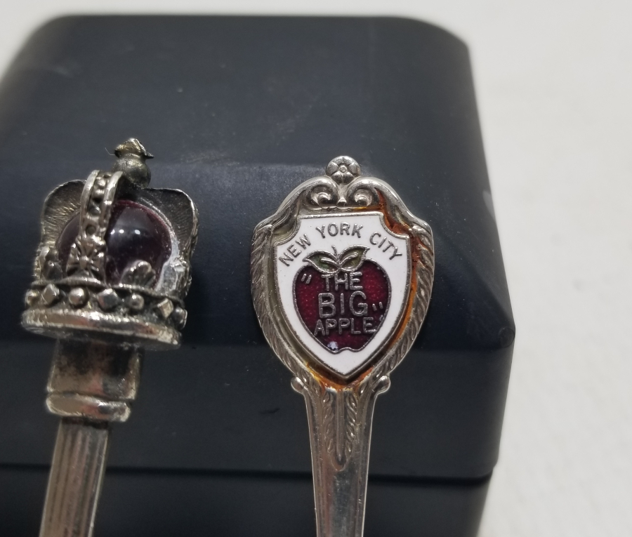 3 ADET GÜMÜŞ KAPLAMA AVRUPA MİNELİ KAŞIK