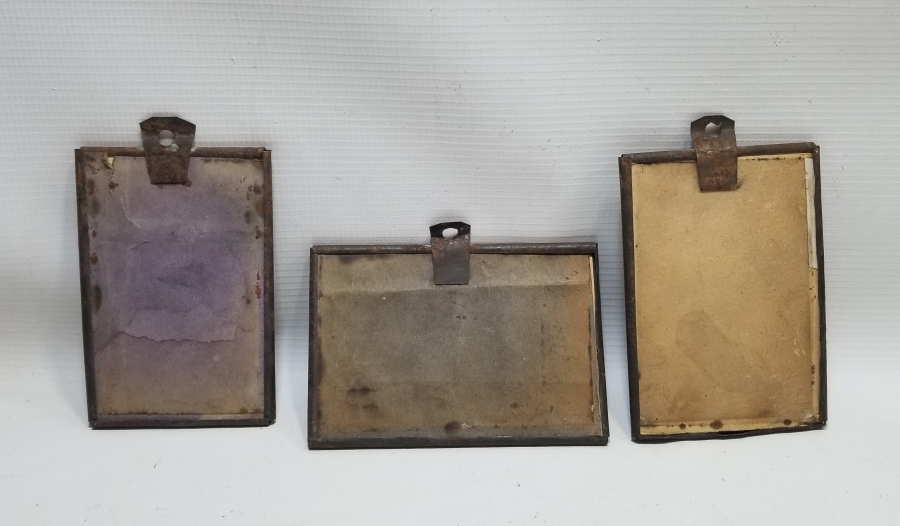 ORİJİNAL ÇERÇEVESİNDE 3 ADET ANTİKA BASKI HAT LEVHA