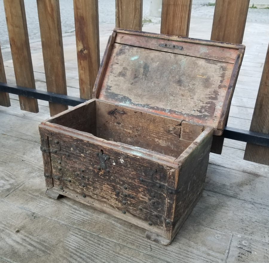 OSMANLI DÖNEMİ EL YAPIMI YAZMA SANDIĞI