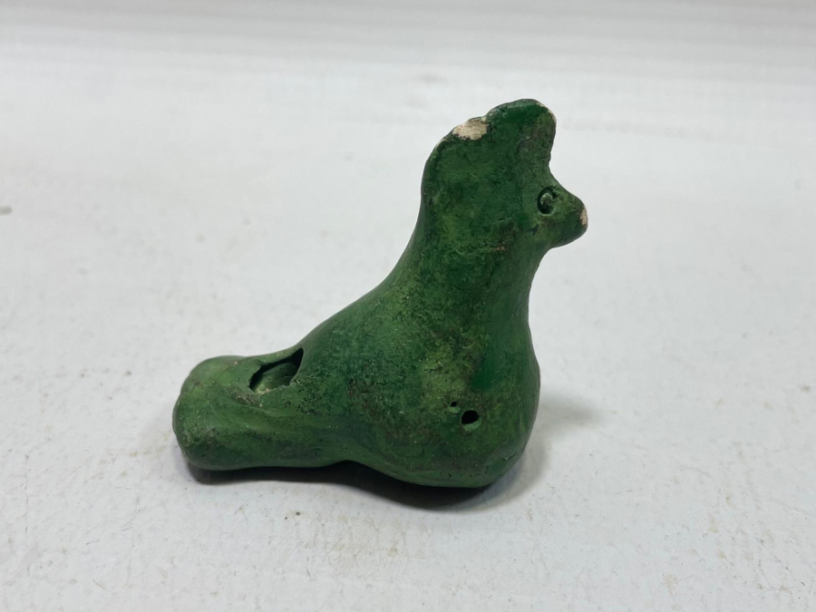 OSMANLI DÖNEMİ EL YAPIMI NADİR KUŞ FİGÜRLÜ OYUNCAK TOPRAK DÜDÜK