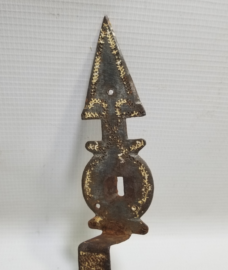 OSMANLI DÖNEMİ TEKKE İŞİ LALE FORMLU KAPI TUTMACI