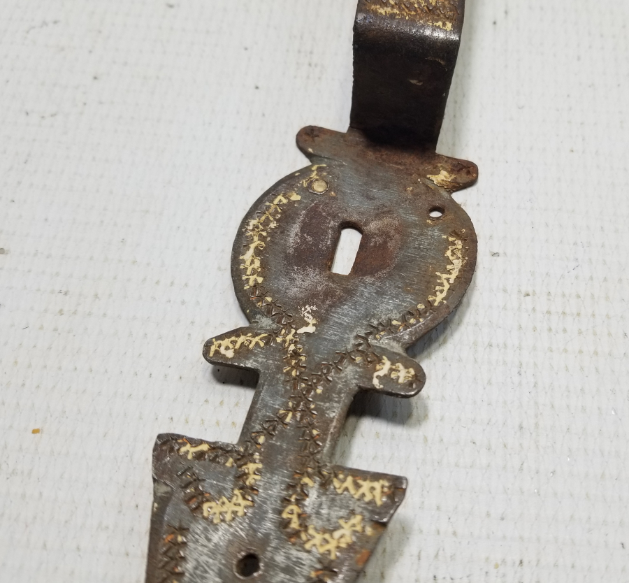 OSMANLI DÖNEMİ TEKKE İŞİ LALE FORMLU KAPI TUTMACI