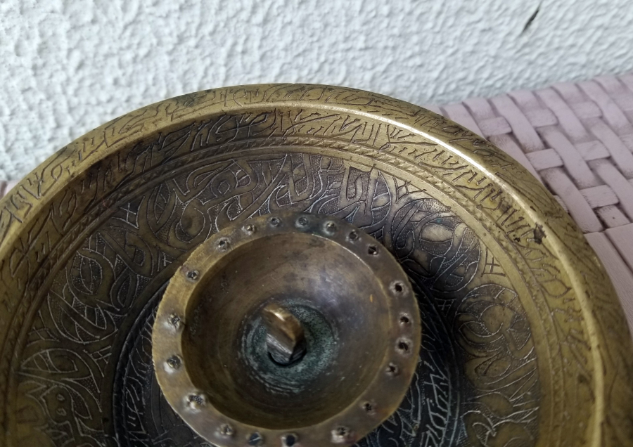 İÇİ AYETLERLE DEKORLU OSMANLI DÖNEMİ NADİR TİPTE ŞİFA TASI