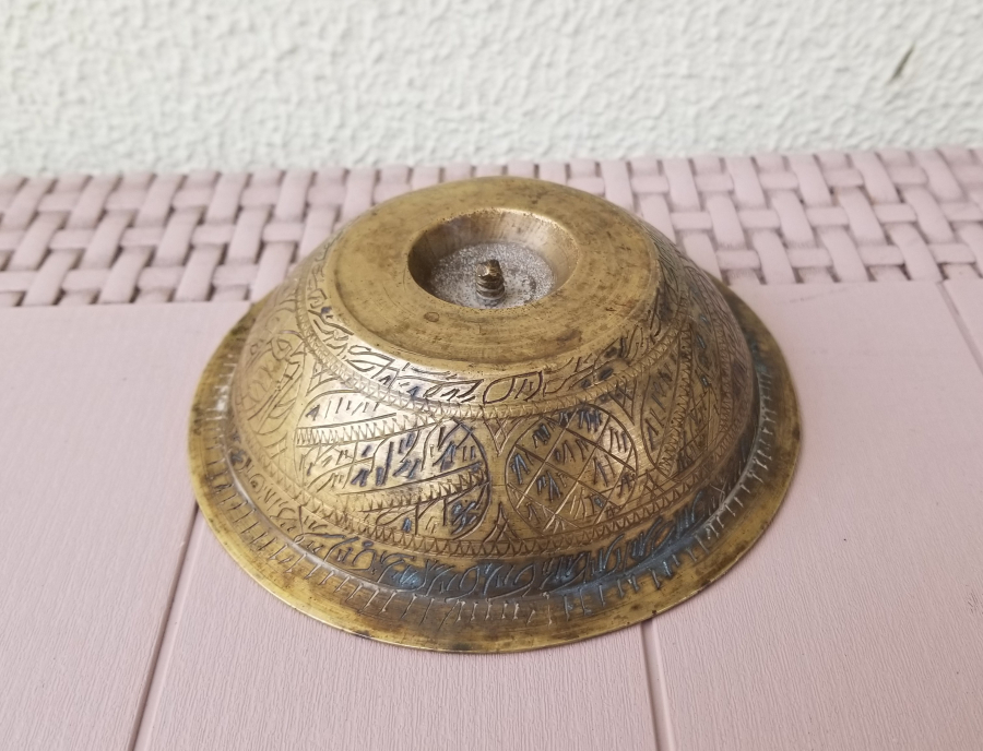 İÇİ AYETLERLE DEKORLU OSMANLI DÖNEMİ NADİR TİPTE ŞİFA TASI