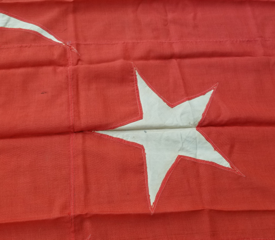 OSMANLI DÖNEMİ DEV BOYDA ORJİNAL KUTUSUNDA BAYRAK