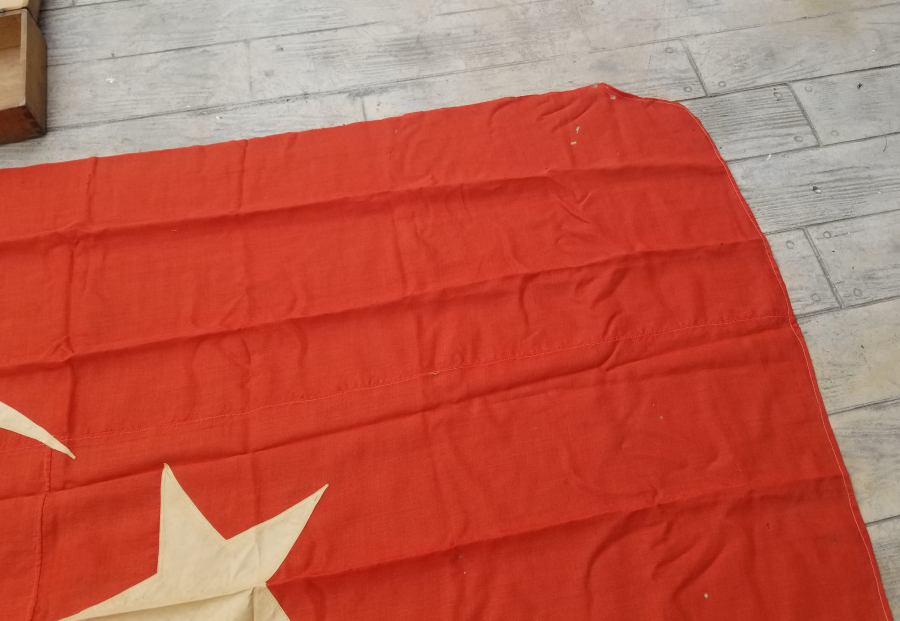 OSMANLI DÖNEMİ DEV BOYDA ORJİNAL KUTUSUNDA BAYRAK