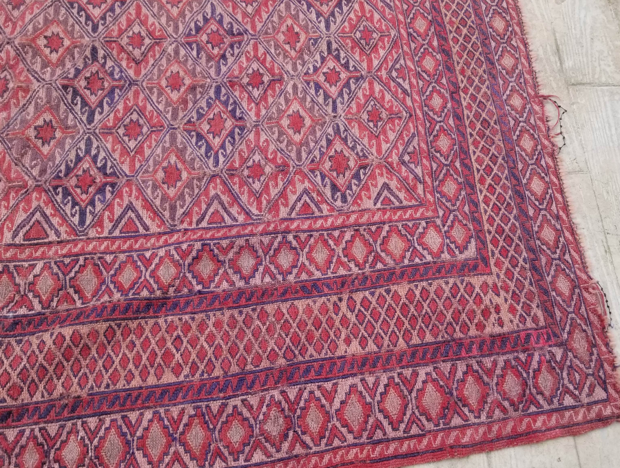 OSMANLI DÖNEMİ EL DOKUMA NADİR ERMENİ KİLİM