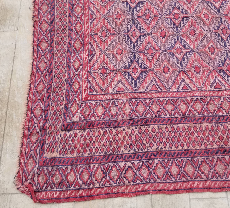 OSMANLI DÖNEMİ EL DOKUMA NADİR ERMENİ KİLİM