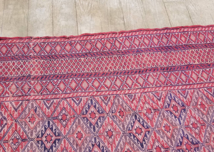 OSMANLI DÖNEMİ EL DOKUMA NADİR ERMENİ KİLİM