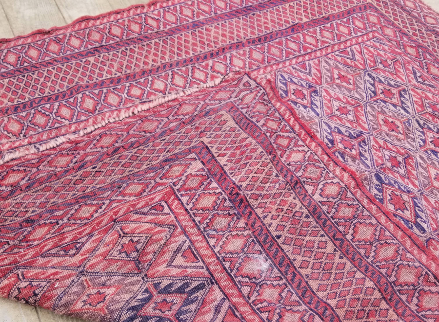 OSMANLI DÖNEMİ EL DOKUMA NADİR ERMENİ KİLİM