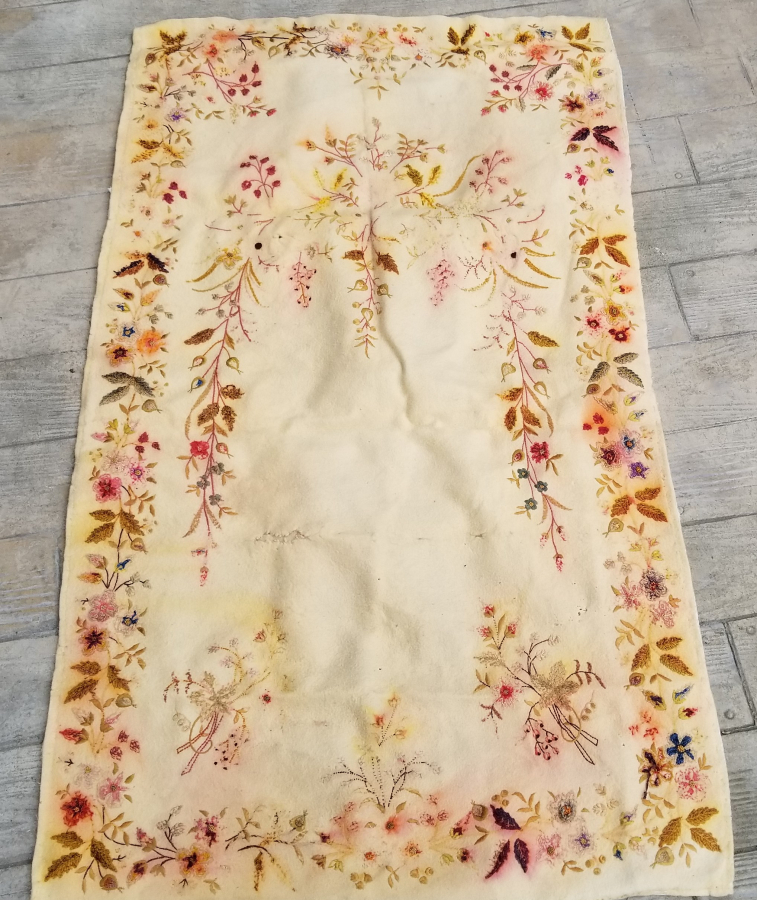 OSMANLI DÖNEMİ TEKKE İŞİ KEÇE SECCADE