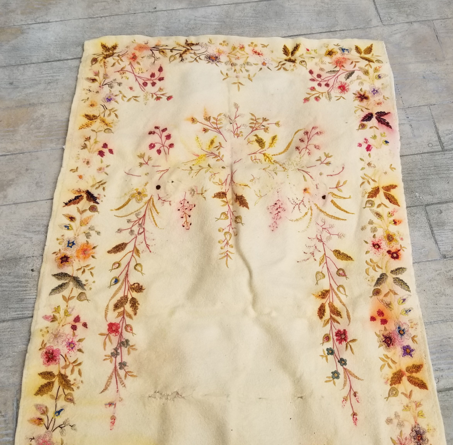 OSMANLI DÖNEMİ TEKKE İŞİ KEÇE SECCADE