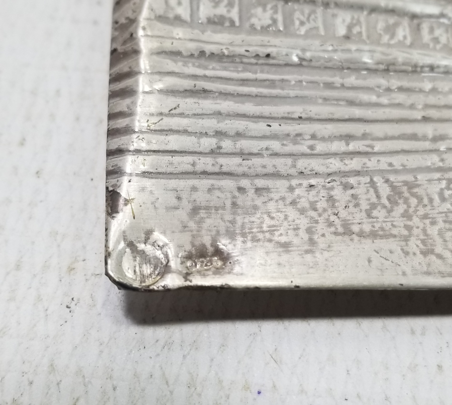 ANTİKA GÜMÜŞ ZEUS SUNAĞI GÖRSELLİ PLAKA