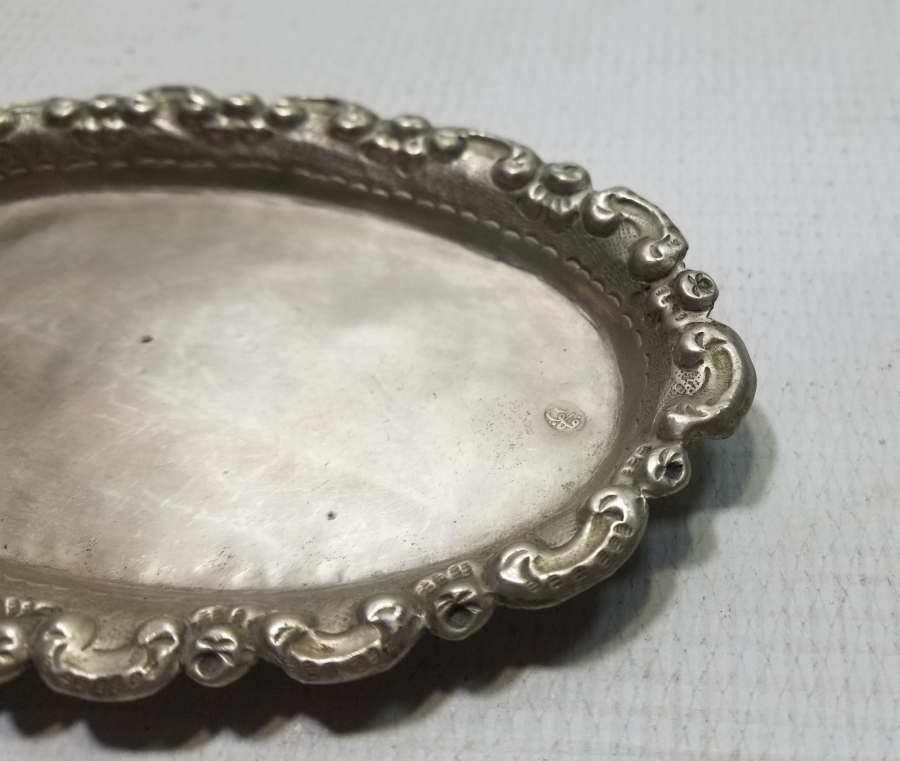 ÜZERİ OSMANLICA YAZILI OSMANLI DÖNEMİ KAHVE TEPSİSİ