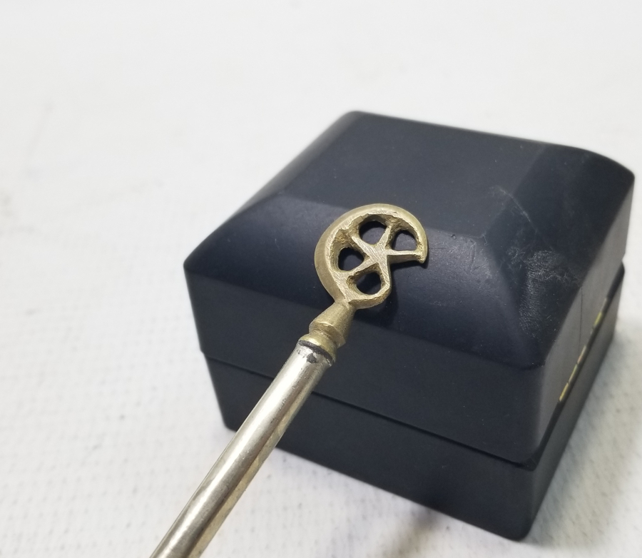 ÜZERİ USTA DAMGALI VE TUTMACI AY YILDIZLI OSMANLI DÖNEMİ NADİR DONDURMA KAŞIĞI