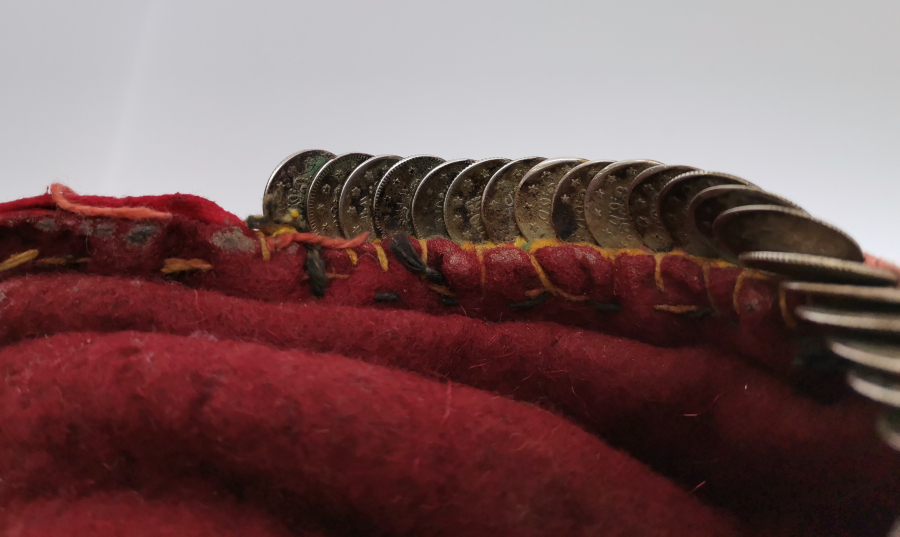 GÜMÜŞ PARALI OSMANLI DÖNEMİ GELİN FESİ