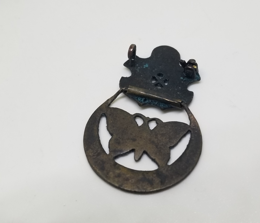 1. DÜNYA SAVAŞI DÖNEMİ DÖRTLÜ İTTİFAK DONANMA CEMİYETİ ROZETİ