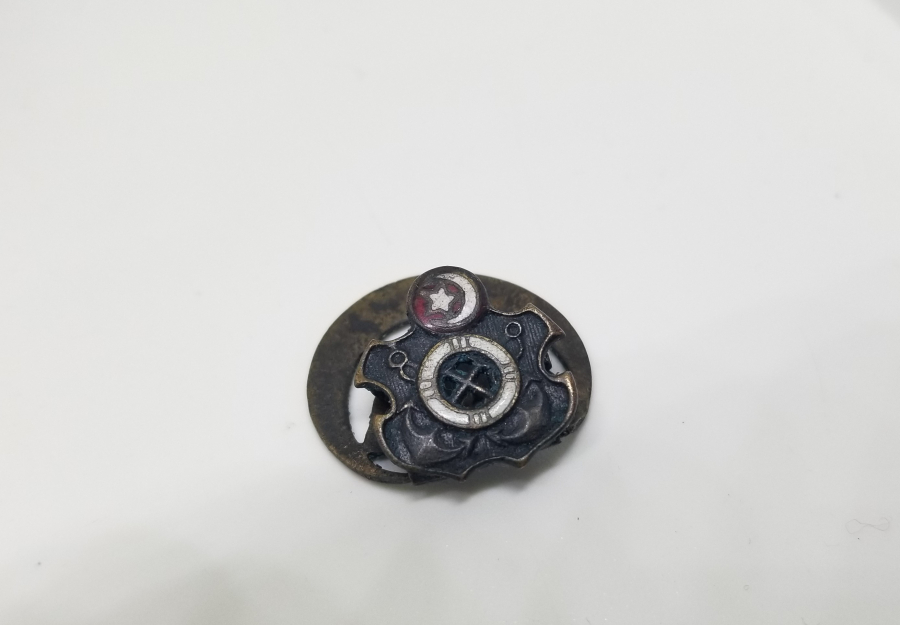 1. DÜNYA SAVAŞI DÖNEMİ DÖRTLÜ İTTİFAK DONANMA CEMİYETİ ROZETİ