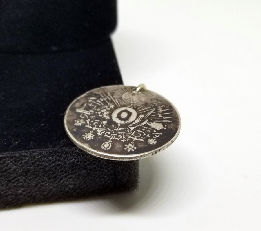 ABDÜLHAMİD HAN DÖNEMİ GÜMÜŞ LİYAKAT MADALYASI