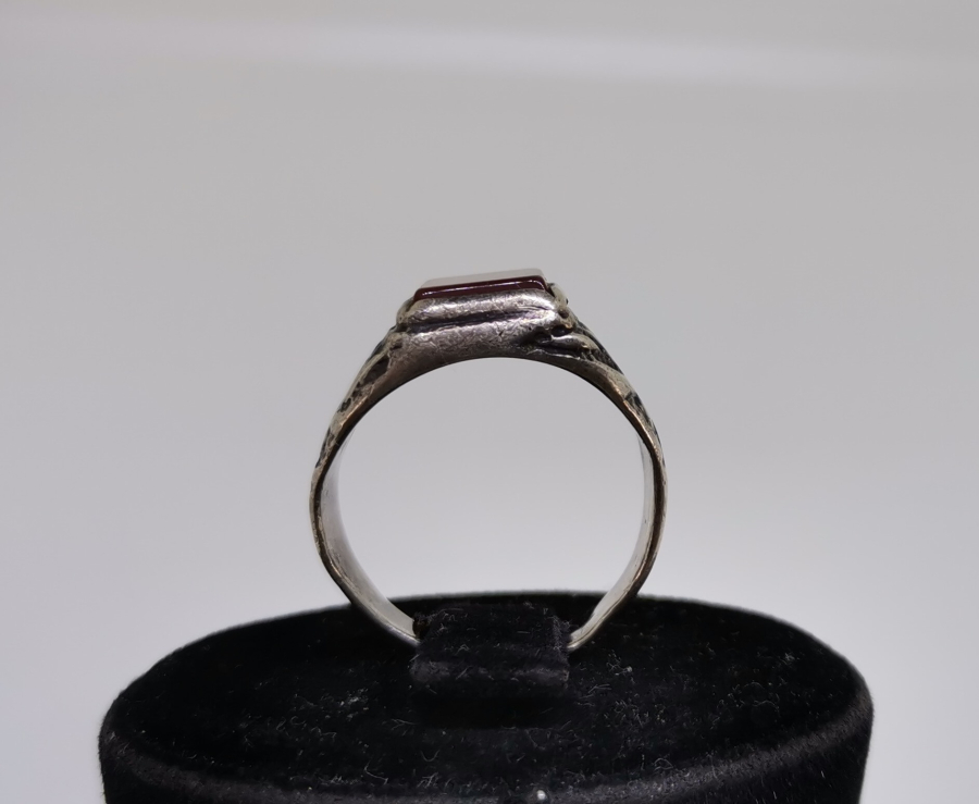 AKİK TAŞLI GÜMÜŞ YÜZÜK