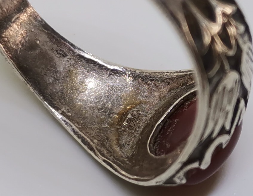 AKİK TAŞLI GÜMÜŞ YÜZÜK