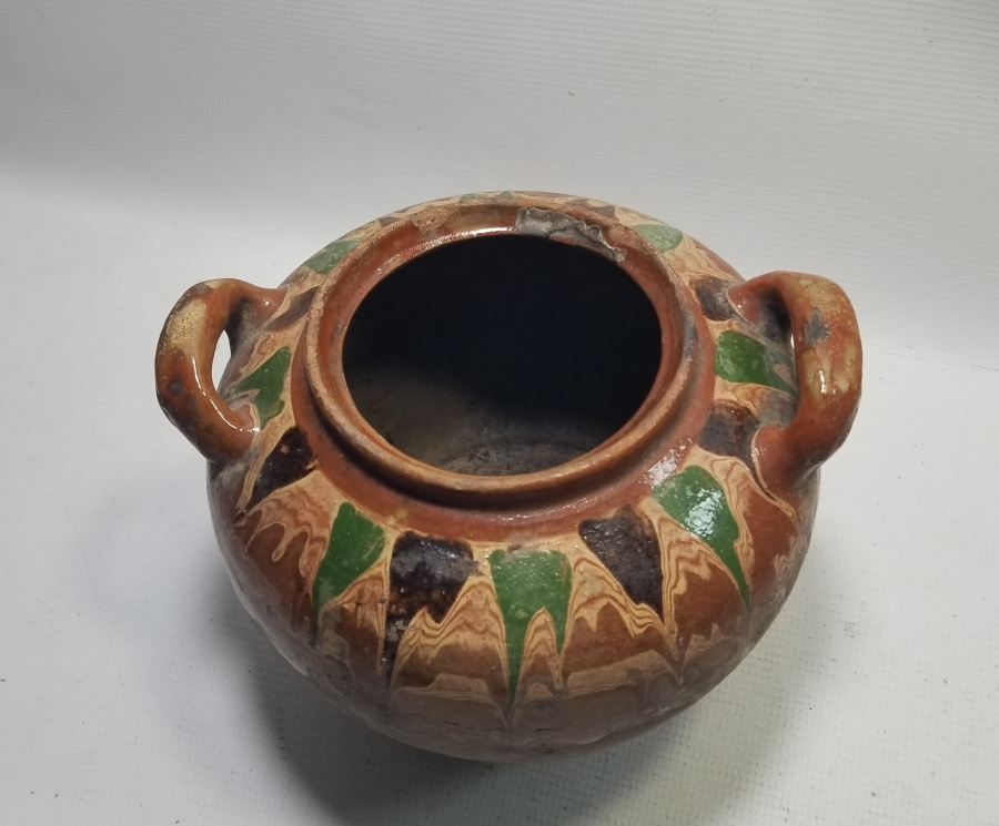 AKITMA İŞÇİLİKLİ VE ÇİFT KULPLU OSMANLI DÖNEMİ KINIK KÜP