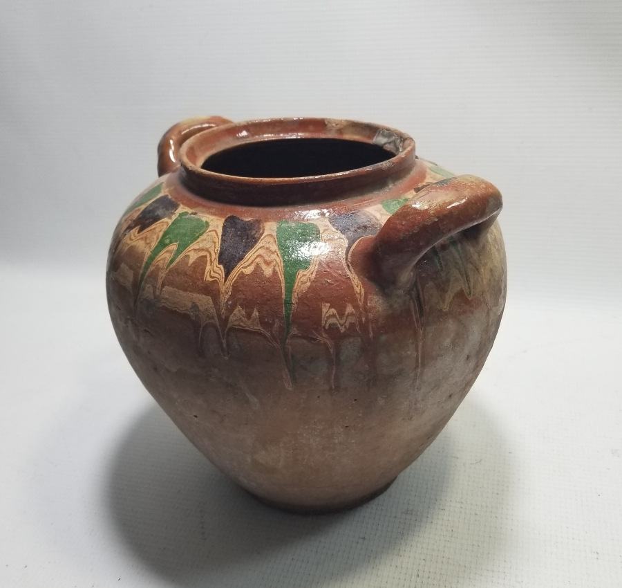 AKITMA İŞÇİLİKLİ VE ÇİFT KULPLU OSMANLI DÖNEMİ KINIK KÜP