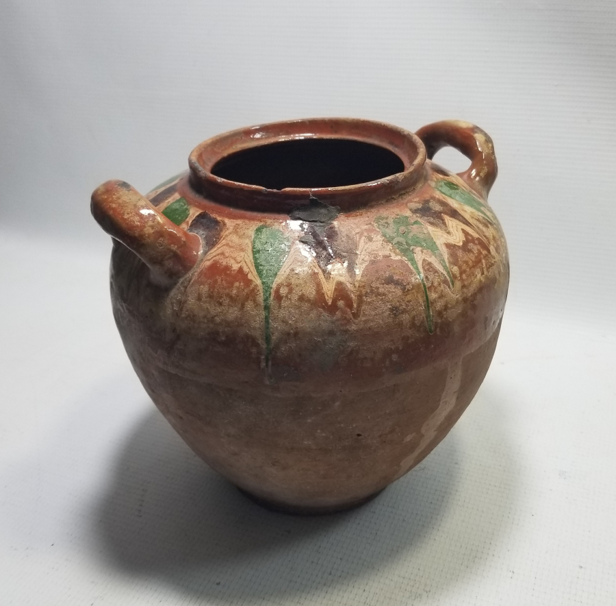 AKITMA İŞÇİLİKLİ VE ÇİFT KULPLU OSMANLI DÖNEMİ KINIK KÜP