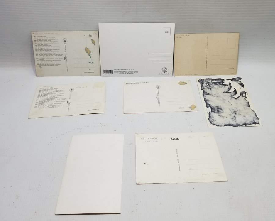 ATATÜRK GÖRSELLİ ANTİKA KARTPOSTAL LOTU