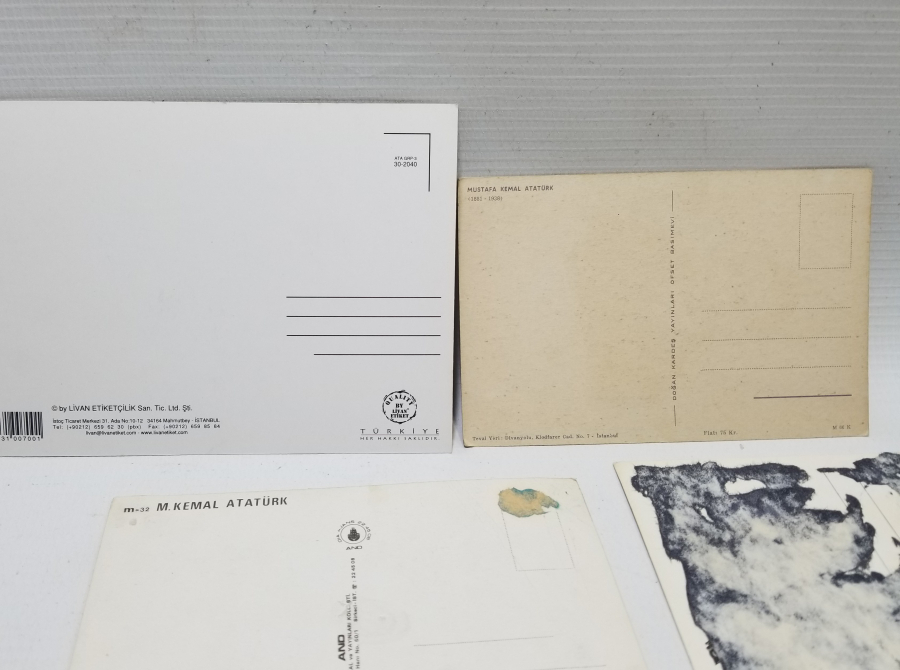 ATATÜRK GÖRSELLİ ANTİKA KARTPOSTAL LOTU