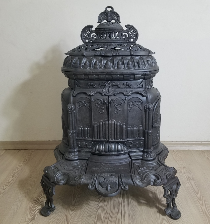 ERMENİ USTA YAPIMI ÇOK NADİR OSMANLI DÖNEMİ SOBA