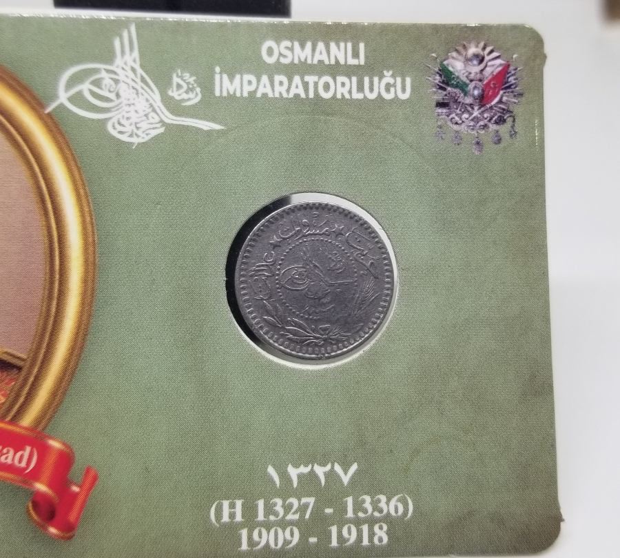 MEHMED REŞAD HAN DÖNEMİ KAPAMASINDA NİKEL 5 PARA