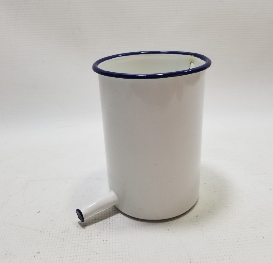 NADİR TİPTE OSMANLI DÖNEMİ EMAYE SERUM ŞİŞESİ