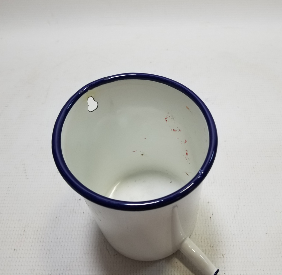 NADİR TİPTE OSMANLI DÖNEMİ EMAYE SERUM ŞİŞESİ