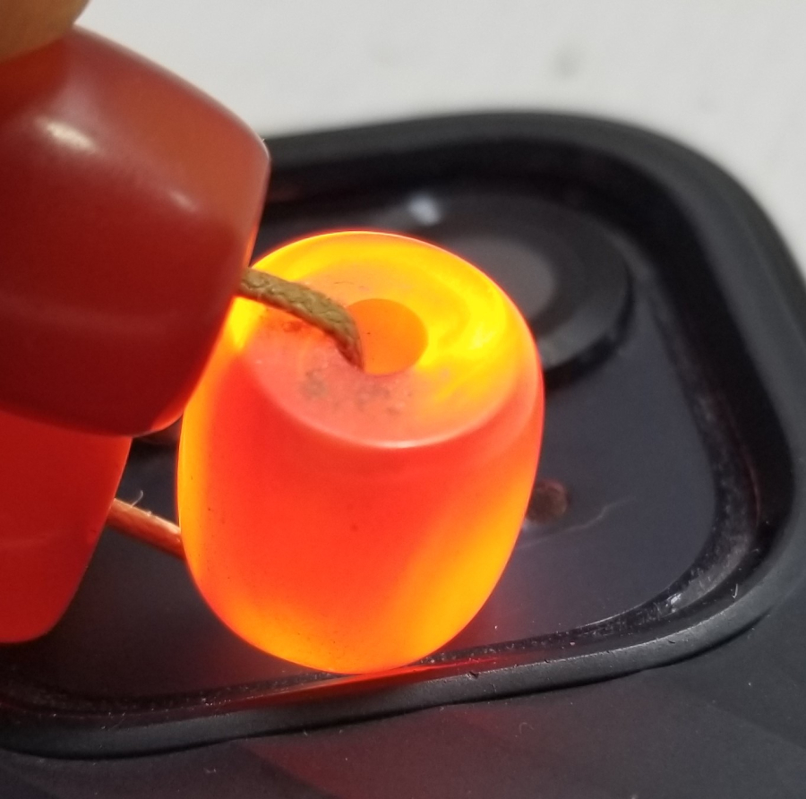 OSMANLI DÖNEMİ HARELİ SIKMA KEHRİBAR TESPİH