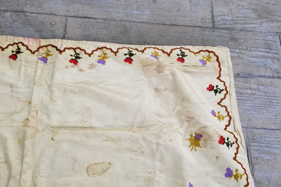 OSMANLI DÖNEMİ İPEK ATLAS GELİN HAMAM BOHÇASI