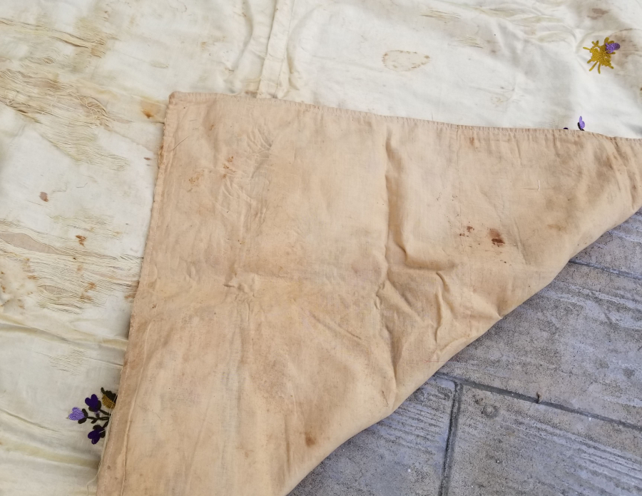 OSMANLI DÖNEMİ İPEK ATLAS GELİN HAMAM BOHÇASI