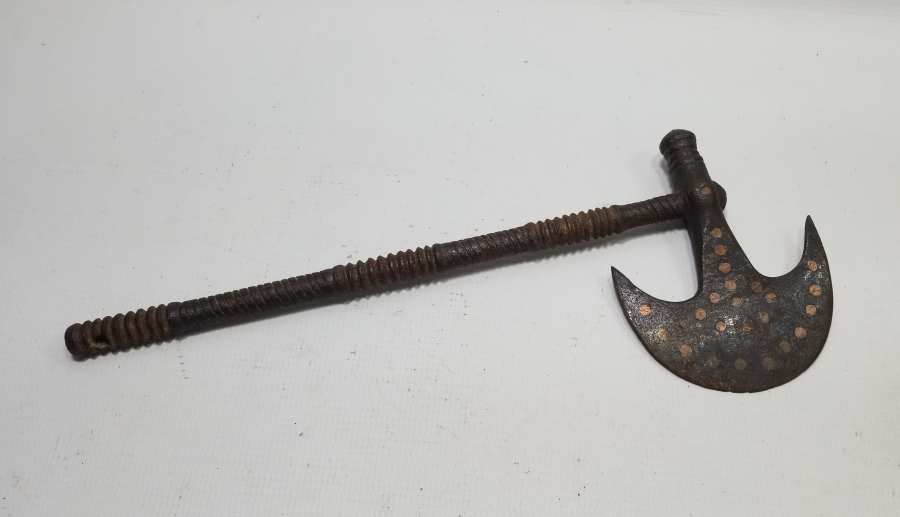 OSMANLI DÖNEMİ NADİR TİPTE DERVİŞ TÖREN TEBERİ