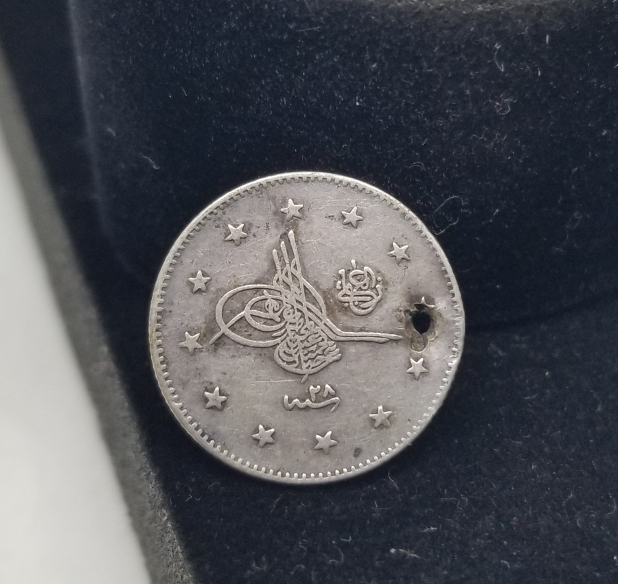 SULTAN ABDÜLHAMİD DÖNEMİ GÜMÜŞ 2 KURUŞ MECİDİYE