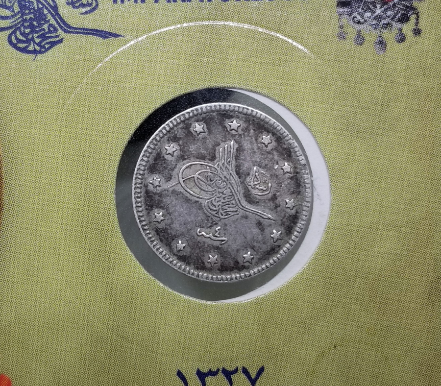 SULTAN MEHMET REŞAD HAN DÖNEMİ GÜMÜŞ 2 KURUŞ MECİDİYE