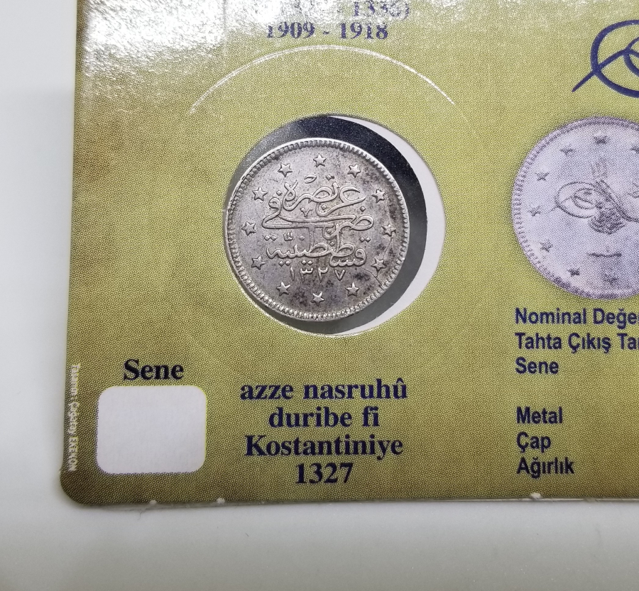 SULTAN MEHMET REŞAD HAN DÖNEMİ GÜMÜŞ 2 KURUŞ MECİDİYE